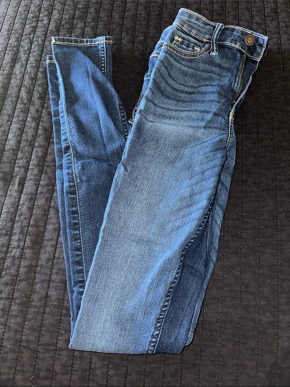 Hollister Women's Dark Blue Skinny Jeans